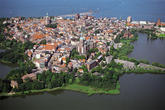 The largely preserved historic town centre.